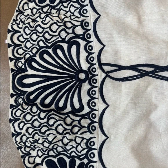 Lilly Pulitzer Strapless Dress in White and Navy - Picture 3 of 6